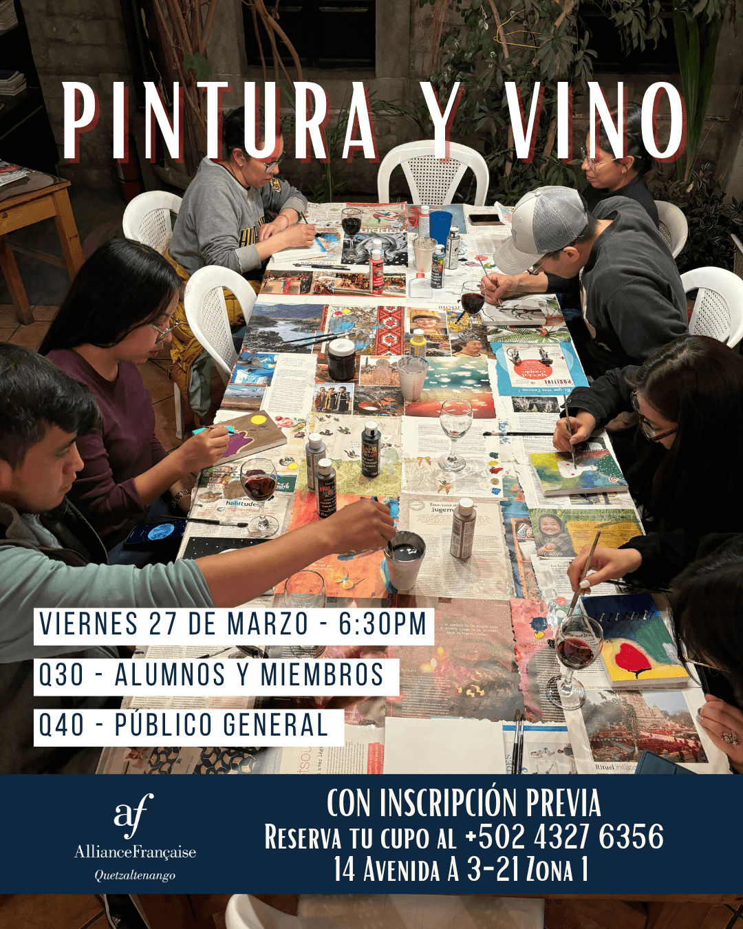 Pintura y Vino