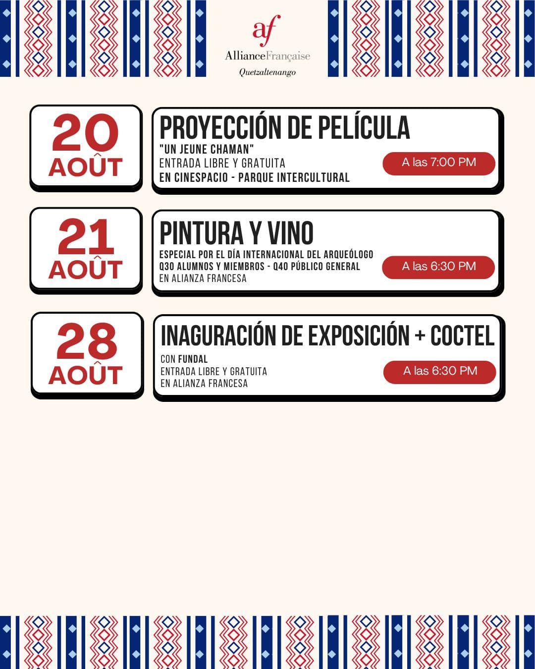 Agenda Cultural Parte 2